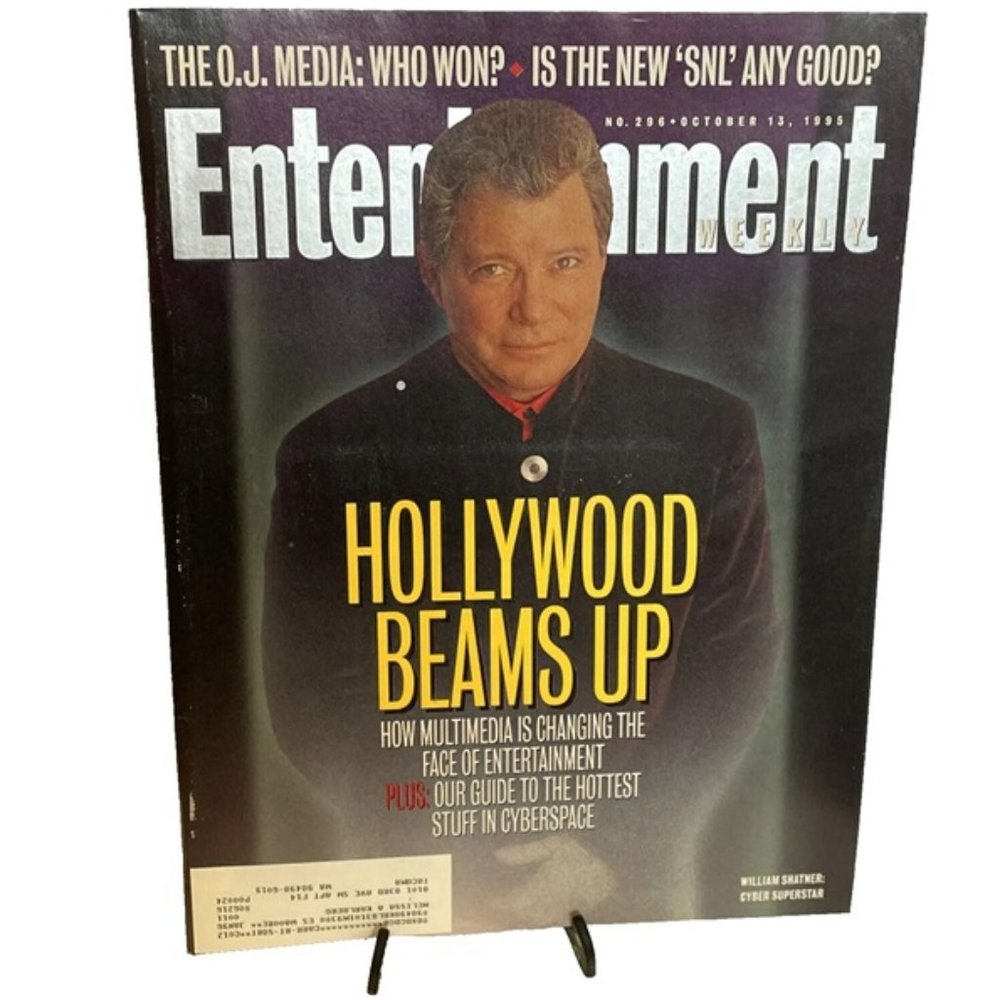 Entertainment Weekly Magazine 296 October 13, 1995 Star Trek William Shatner